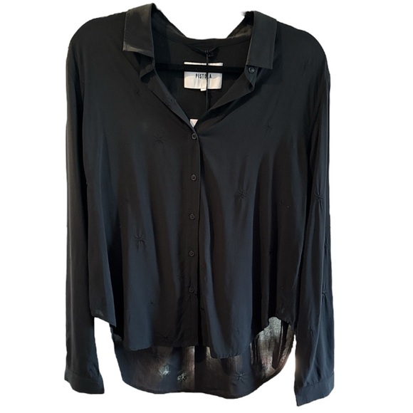 Pistola Evie Button Down w/Embroidered Stars - NWT - Picture 2 of 7